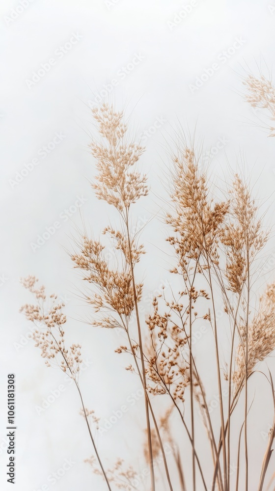 Show a realistic image of golden wheat stalks against a pure white background, emphasizing the intricate details and natural beauty of each grain and kernel. Show a realistic image of golden wheat stalks against a pure white background, emphasizing the intricate details and natural beauty of each grain and kernel.