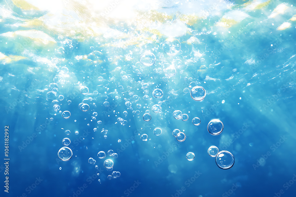 Underwater with bubbles. Great for backgrounds Underwater with bubbles. Great for backgrounds