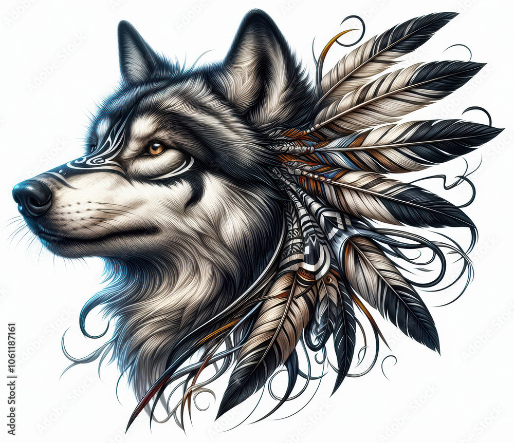 TRIBAL TATOO トライバル タトゥ 狼 wolf TRIBAL TATOO トライバル タトゥ 狼 wolf