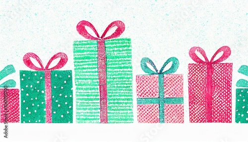 Colorful Gift Boxes Illustration