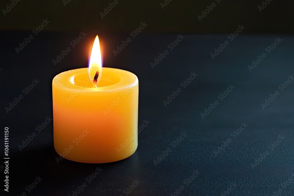 candle flame isolate on black background, symbol of prayer and remembrance candle flame isolate on black background, symbol of prayer and remembrance