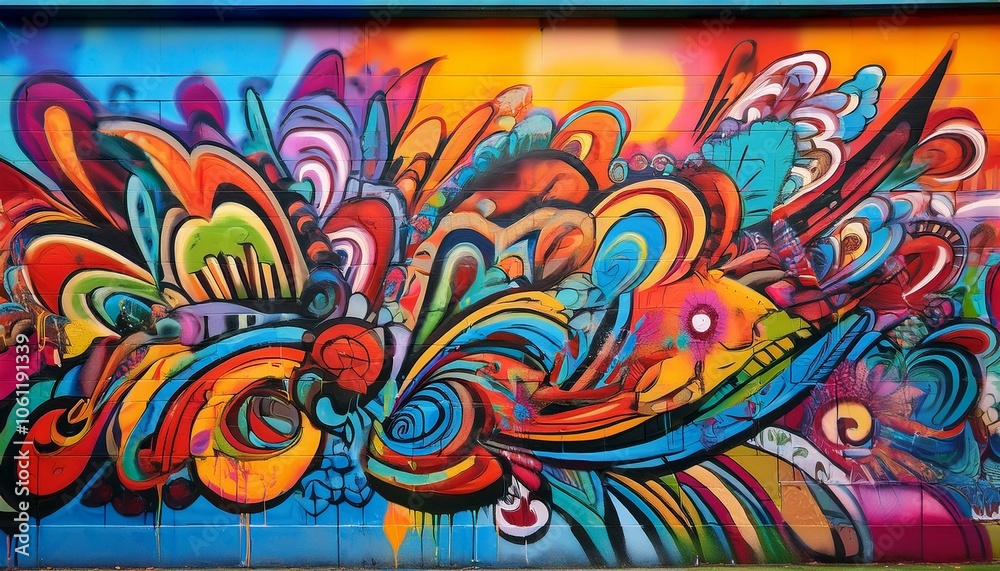 Street Art in Bright Colors Street Art in Bright Colors