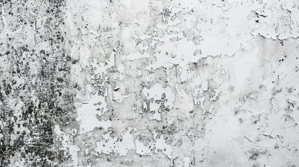 Fototapeta premium Grunge white concrete texture with copy space