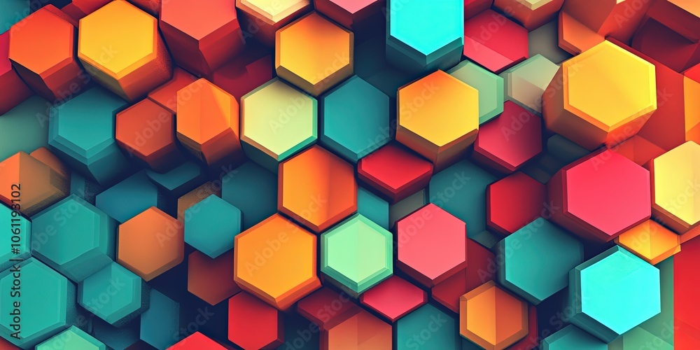 hexagon shape background hexagon shape background