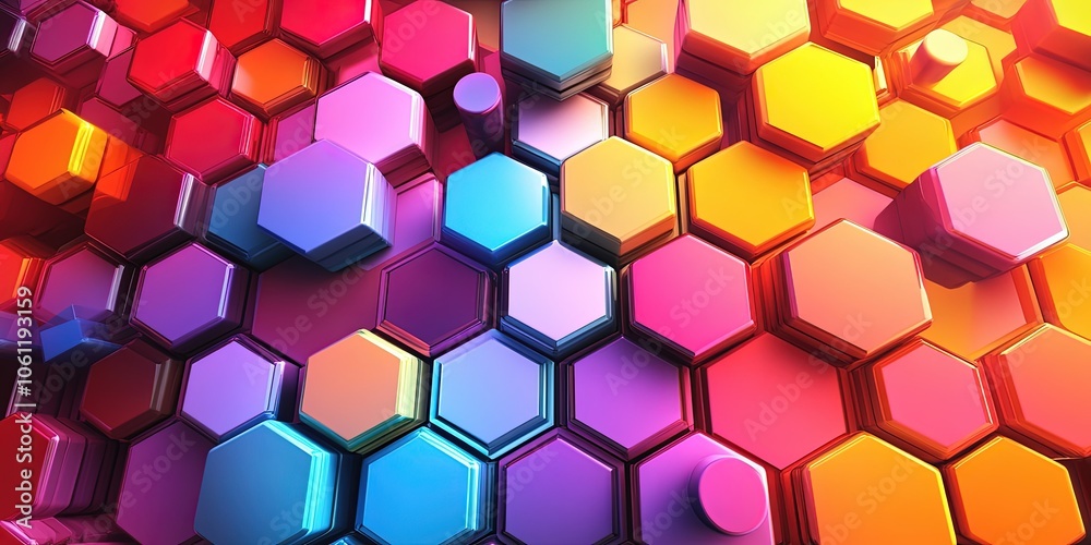 hexagon shape background hexagon shape background