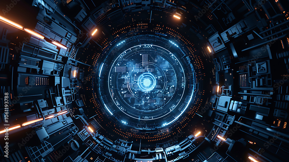 Fototapeta premium technology background