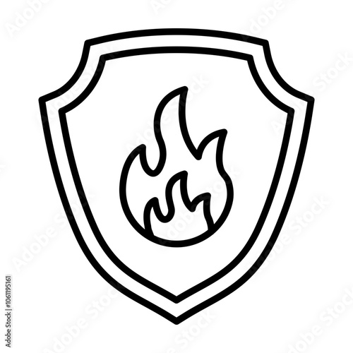 Fire Shield Icon