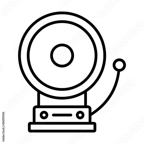 Firefighter Bell Icon