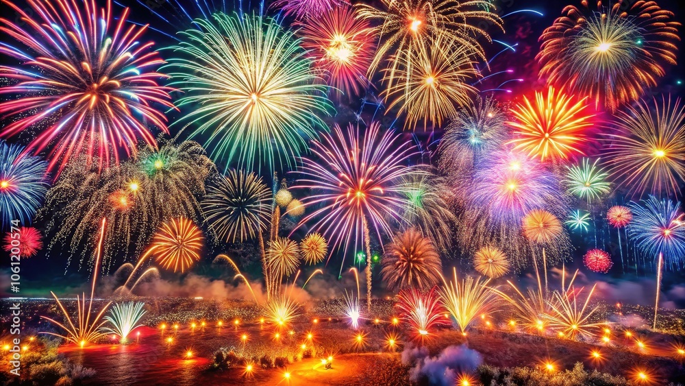 Fireworks Design Set - Explosive Fire Crackers for Festive Celebrations Fireworks Design Set - Explosive Fire Crackers for Festive Celebrations