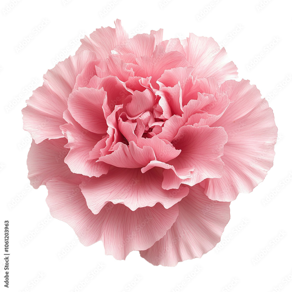 pink carnation flower isolated pink carnation flower isolated