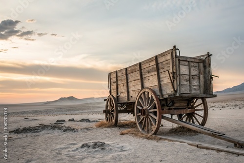 Minimalist Wagon Photography - Rustic Charm and Simple Beauty