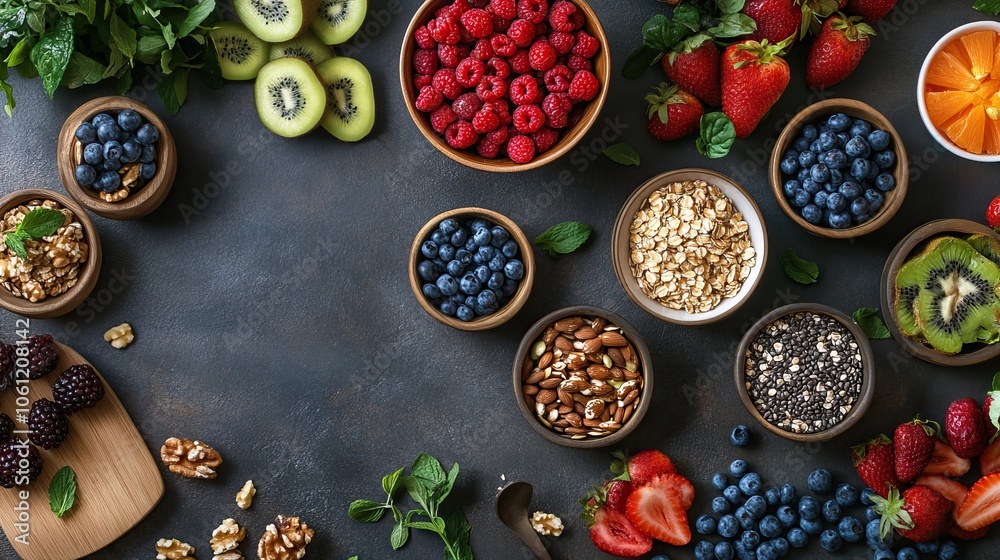 Food products promoting brain health with a focus on the MIND diet, brain health, MIND diet, nutrition. - Food products promoting brain health with a focus on the MIND diet, brain health, MIND diet, nutrition. -