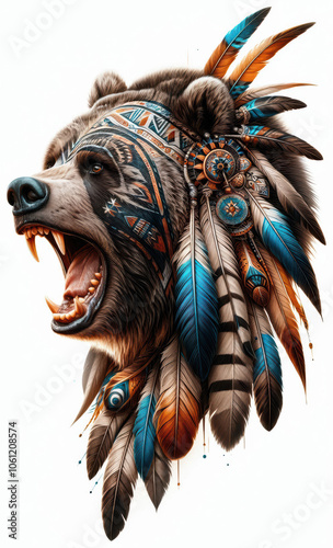 TRIBAL TATOO トライバル タトゥ 熊 bear photo