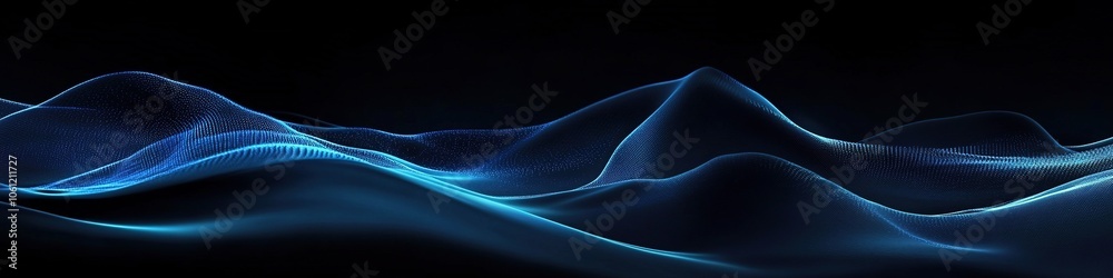 A dark background featuring a flowing dynamic wave that creates a sense of movement and depth, enhancing the visual experience A dark background featuring a flowing dynamic wave that creates a sense of movement and depth, enhancing the visual experience
