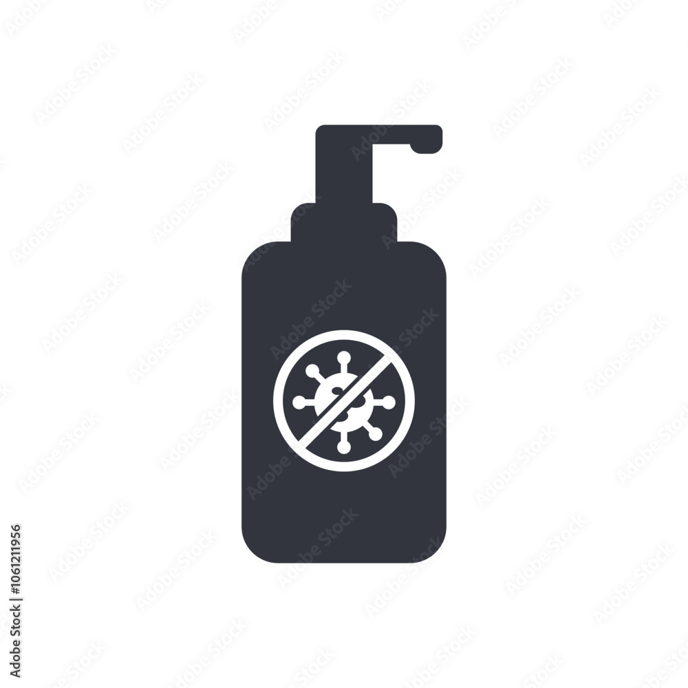Antimicrobial Logo Template Icon Antimicrobial Logo Template Icon