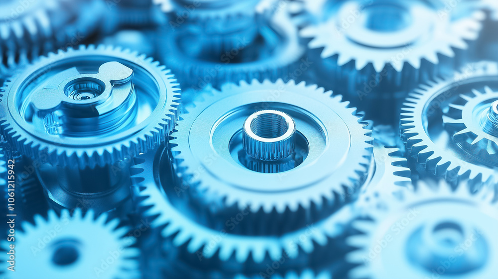 Various AI gears interlock seamlessly, showcasing the beauty and complexity of modern technological advancement Various AI gears interlock seamlessly, showcasing the beauty and complexity of modern technological advancement