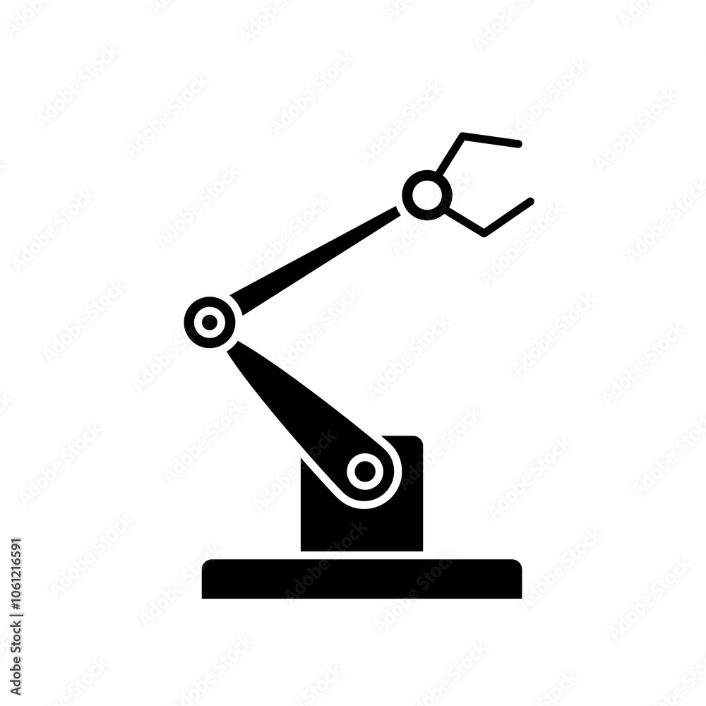 robotic arm icon, trendy style Mechanical arm vector icon on white background..eps robotic arm icon, trendy style Mechanical arm vector icon on white background..eps