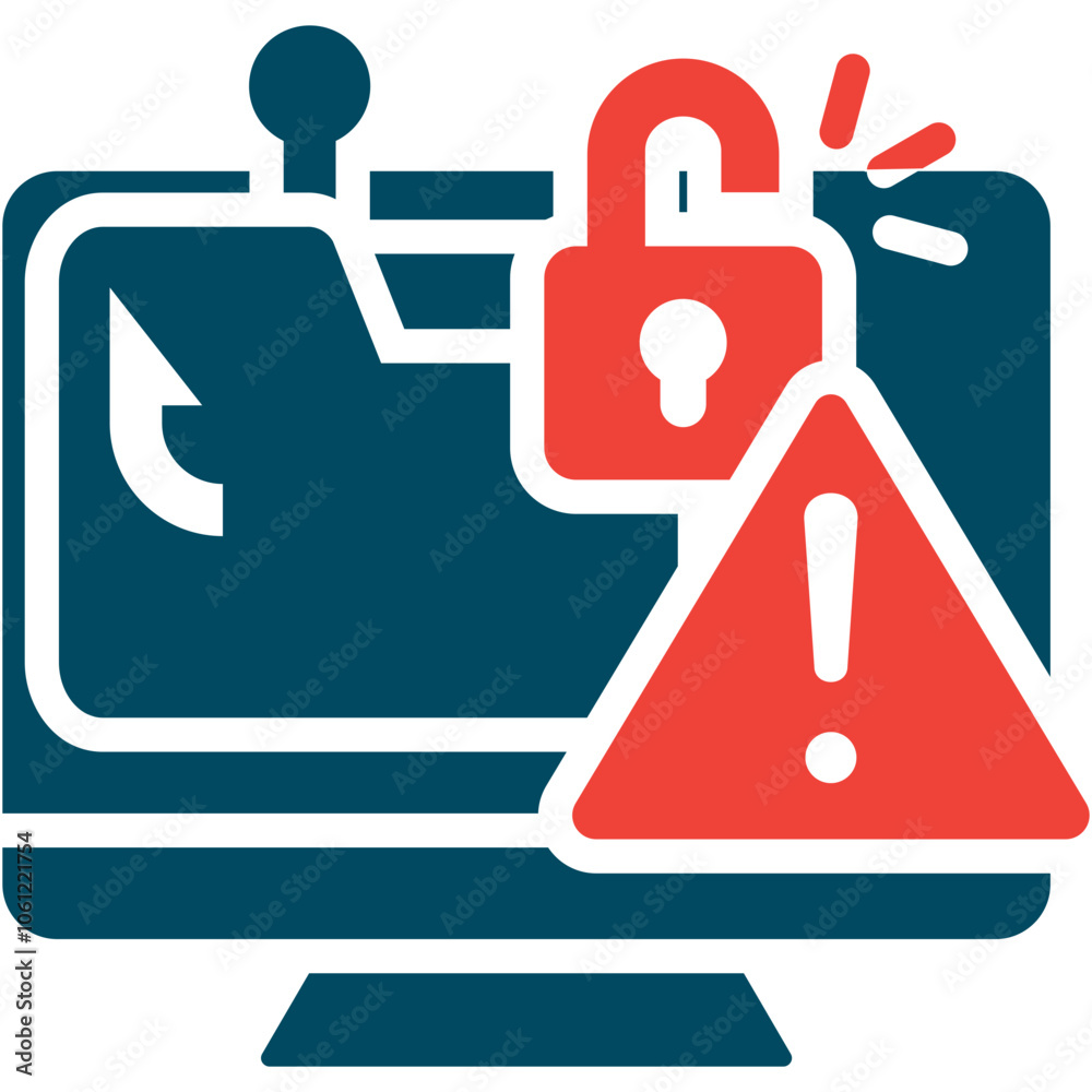 Obraz premium Data Theft Icon