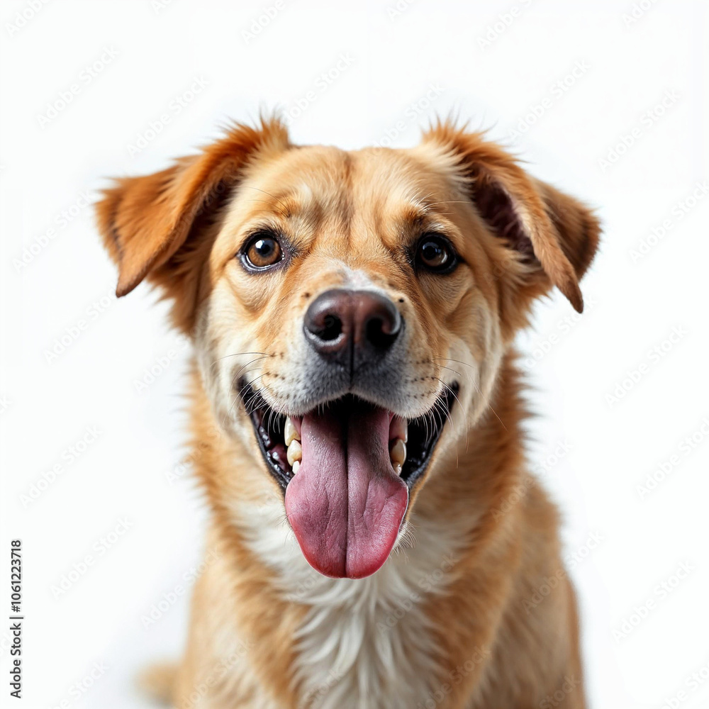 golden retriever dog isolated golden retriever dog isolated