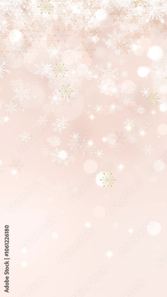 Pink Christmas with glittering snowflakes. Gold crystal and light background. New Year, celebration abstract bokeh background.(130) Pink Christmas with glittering snowflakes. Gold crystal and light background. New Year, celebration abstract bokeh background.(130)