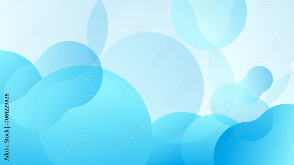 abstract vector background with wavy and cloud effect