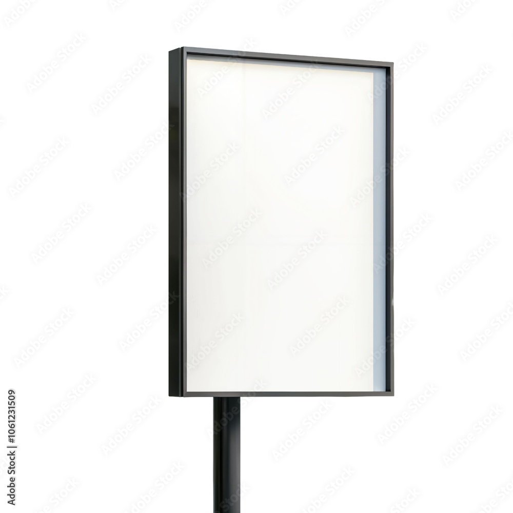A Minimalist Illuminated Display Board Ready for Eye-Catching Advertisements or Signs, Set Against a Simple Background, Exuding an Air of Professionalism and Neatness. A Minimalist Illuminated Display Board Ready for Eye-Catching Advertisements or Signs, Set Against a Simple Background, Exuding an Air of Professionalism and Neatness.