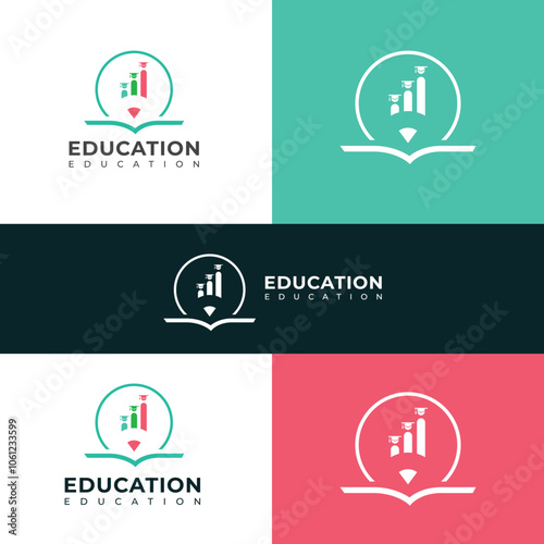 Creative Education vector logo design