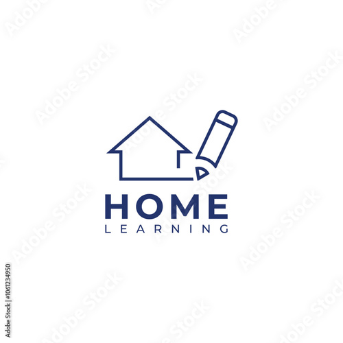 Creative Home learning logo design 