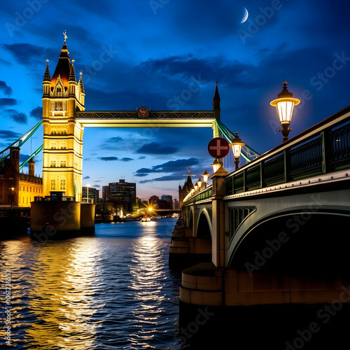 Beautiful shot of Tower Bridge in London