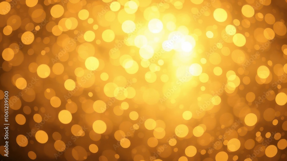 Fototapeta premium Abstract golden twinkle background with a shimmering, radiant glow, shiny, mystical