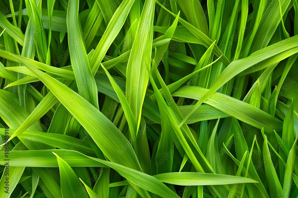 A close-up view of vibrant green grass blades, showcasing their texture and color. A close-up view of vibrant green grass blades, showcasing their texture and color.