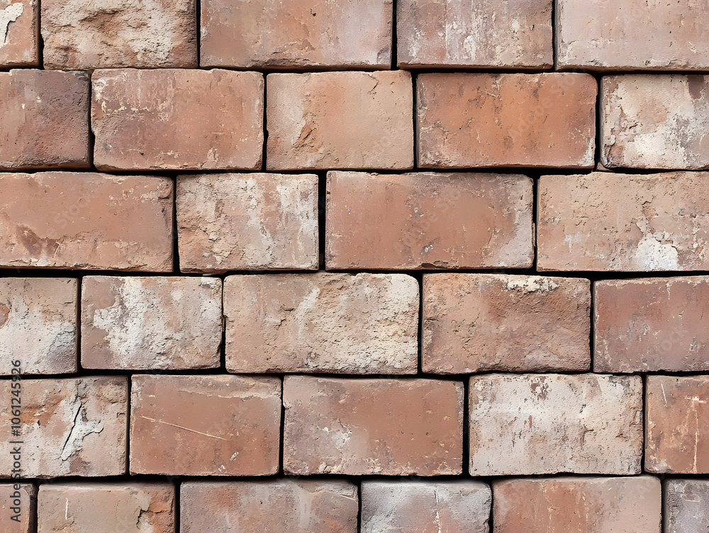 Obraz premium 9レンガの素材 テクスチャー/Brick material Texture Gererated A
