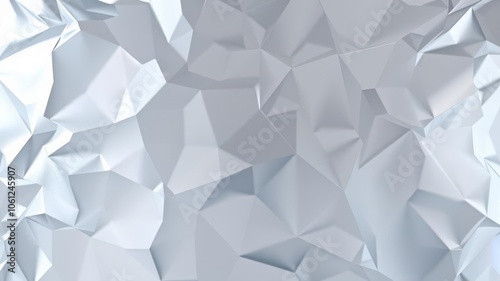 Abstract shiny metal surface with intricate geometric patterns and reflections of light, reflections