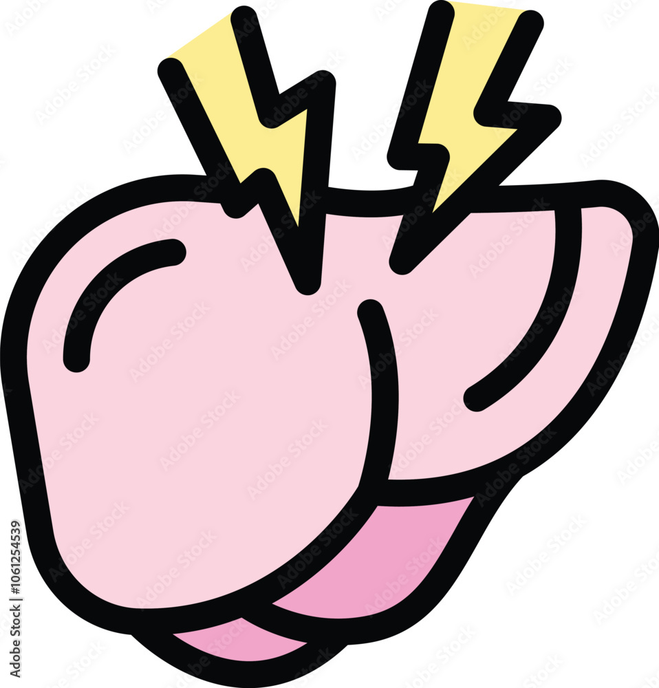 This vector illustration of a liver in pain is perfect for explaining liver disease This vector illustration of a liver in pain is perfect for explaining liver disease
