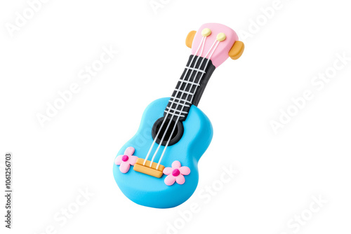 Colorful Fun Plastic Ukulele Toy