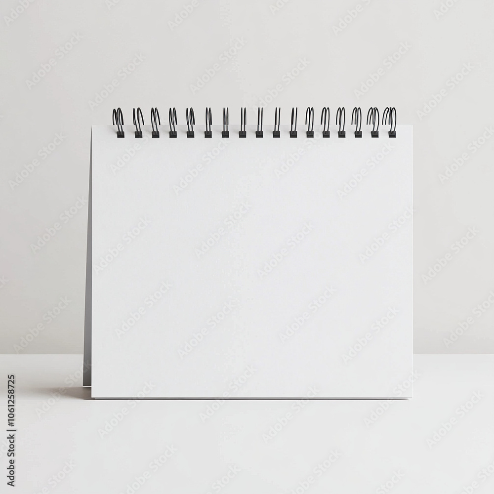 3d illustration of calendar with blank page 3d illustration of calendar with blank page