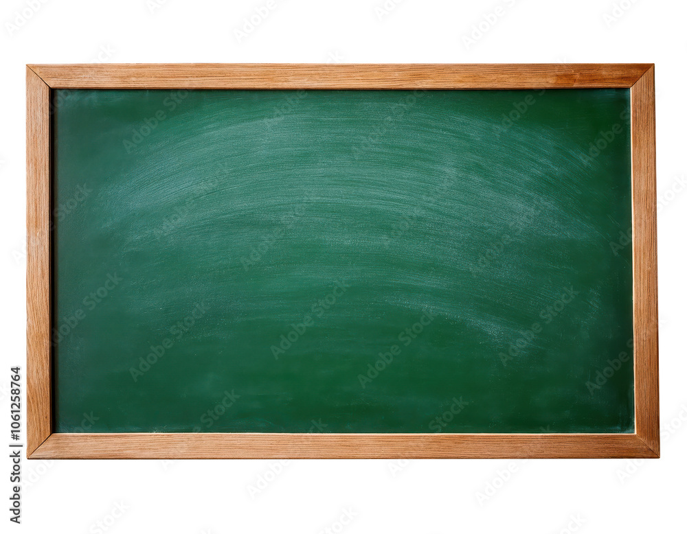Green School Chalkboard Isolated on White Background Green School Chalkboard Isolated on White Background