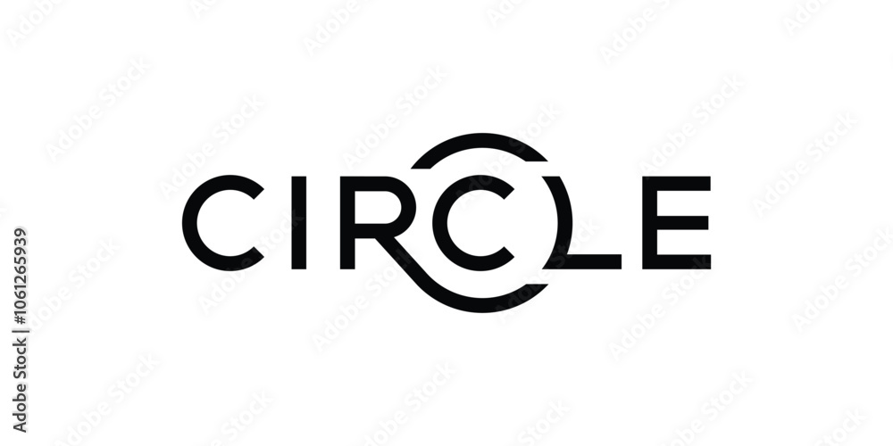 Typography Text Circle Logo Design Inspiration Typography Text Circle Logo Design Inspiration