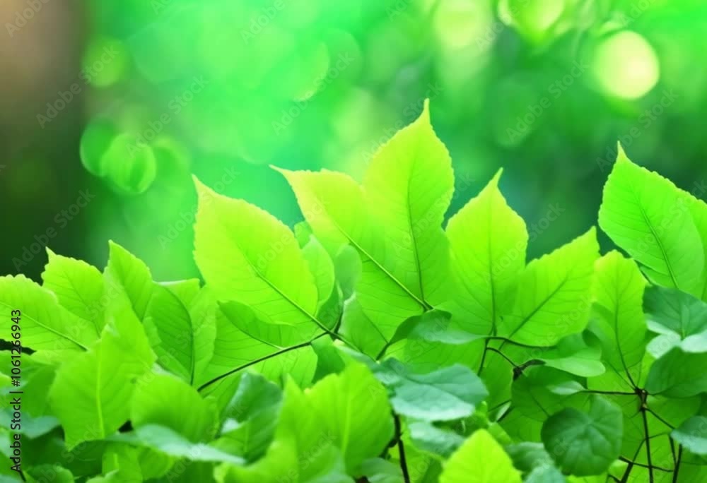 Vibrant Green Leaves: Fresh and Lush Foliage Vibrant Green Leaves: Fresh and Lush Foliage