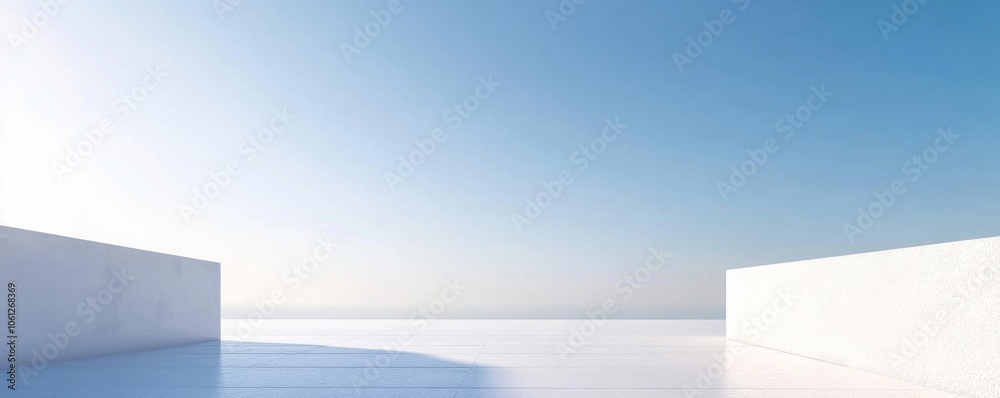 blue sky and white clouds