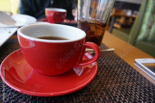 Wallpaper Mural red cup of coffee Torontodigital.ca