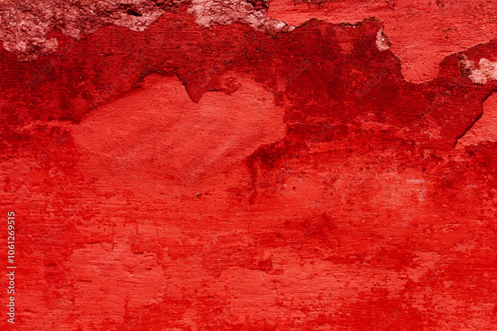 Obraz premium Mission to Mars. The surface of the red planet. Faults and craters in the surface topography. Desert in infrared light. Space textured background.