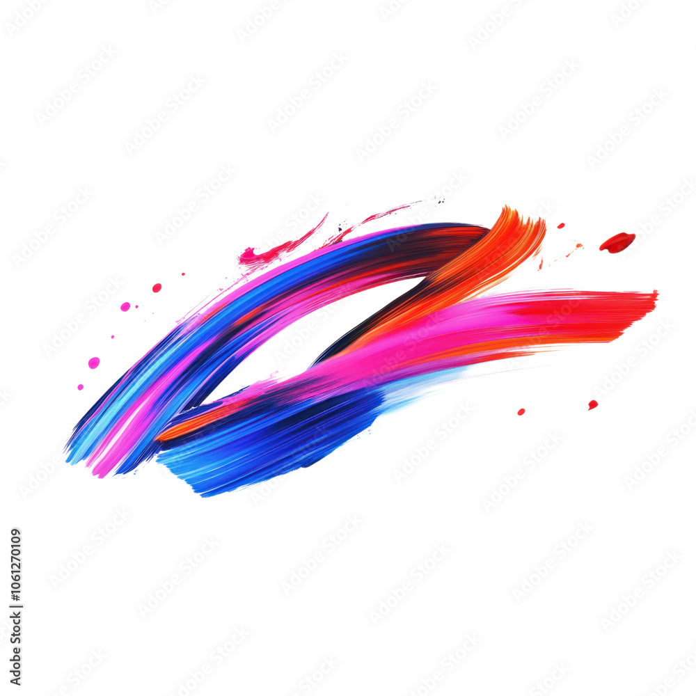 Abstract Colorful Swirls on Transparent Background Abstract Colorful Swirls on Transparent Background