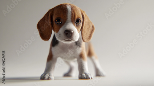 isolated beagle