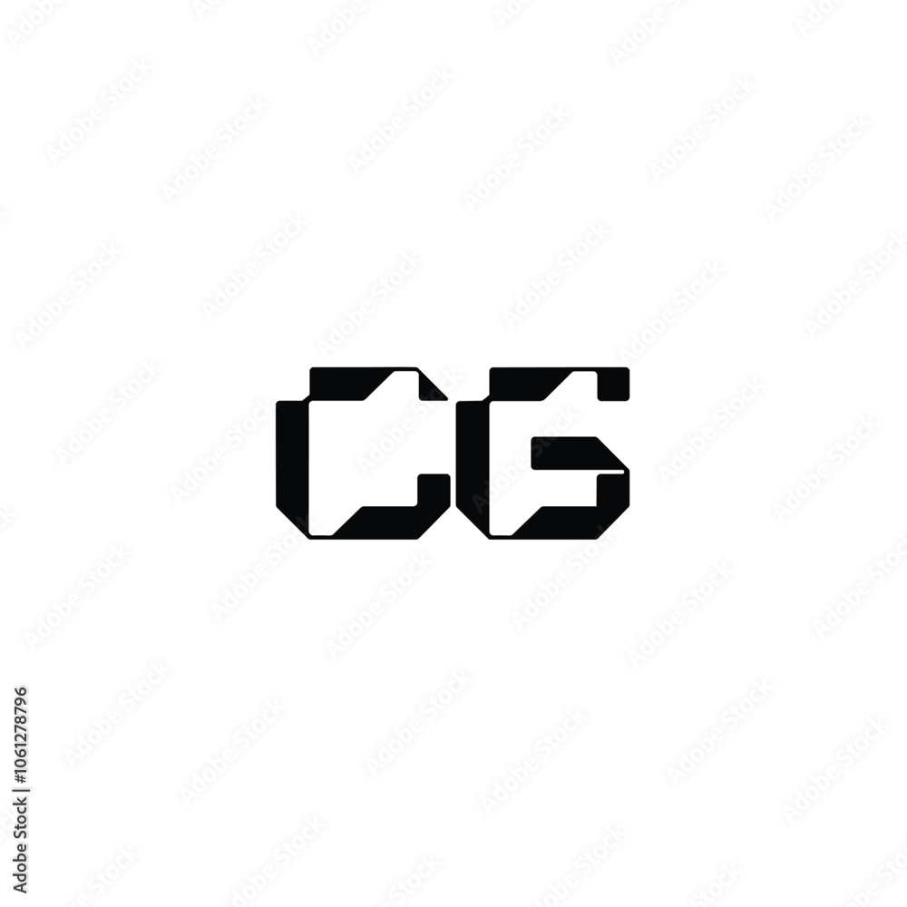 CG monogram logo design letter text name symbol monochrome logotype alphabet character simple logo CG monogram logo design letter text name symbol monochrome logotype alphabet character simple logo