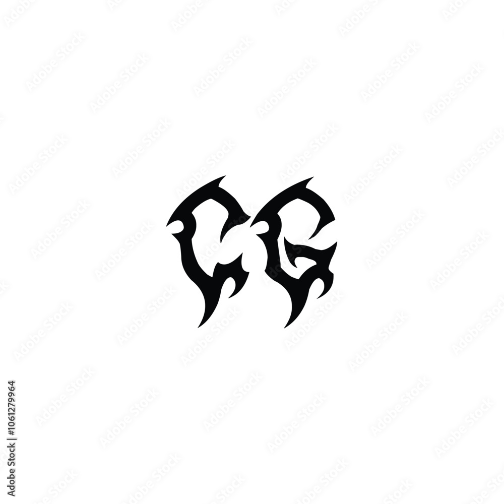 CG monogram logo design letter text name symbol monochrome logotype alphabet character simple logo CG monogram logo design letter text name symbol monochrome logotype alphabet character simple logo