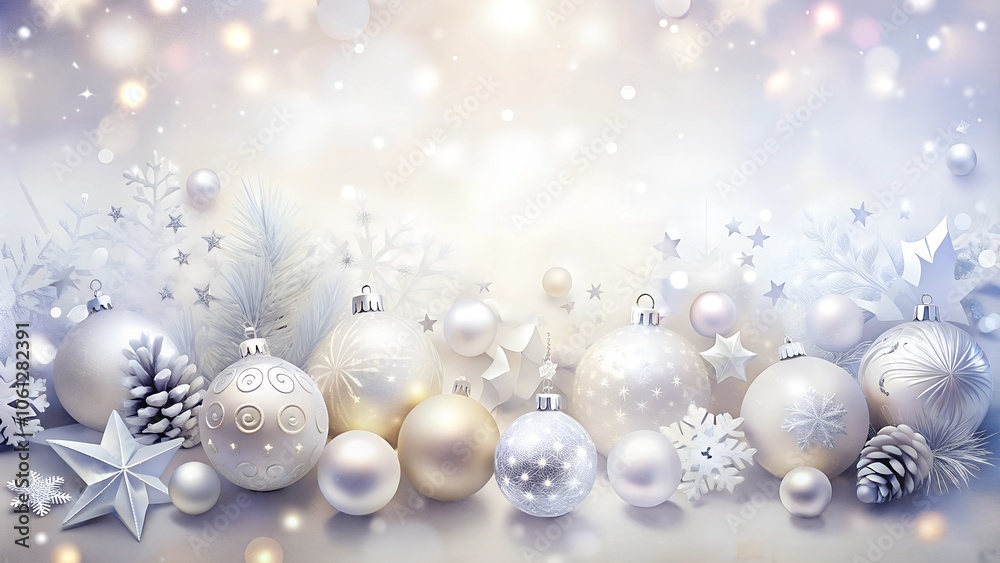 christmas balls on snow christmas balls on snow