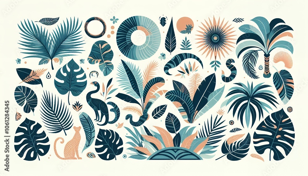 abstract floral background abstract floral background