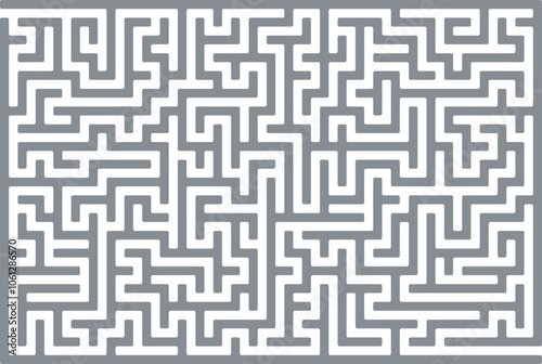Seamless geometric maze pattern illustration, a vector labyrinth design for wallpaper and puzzle backgrounds