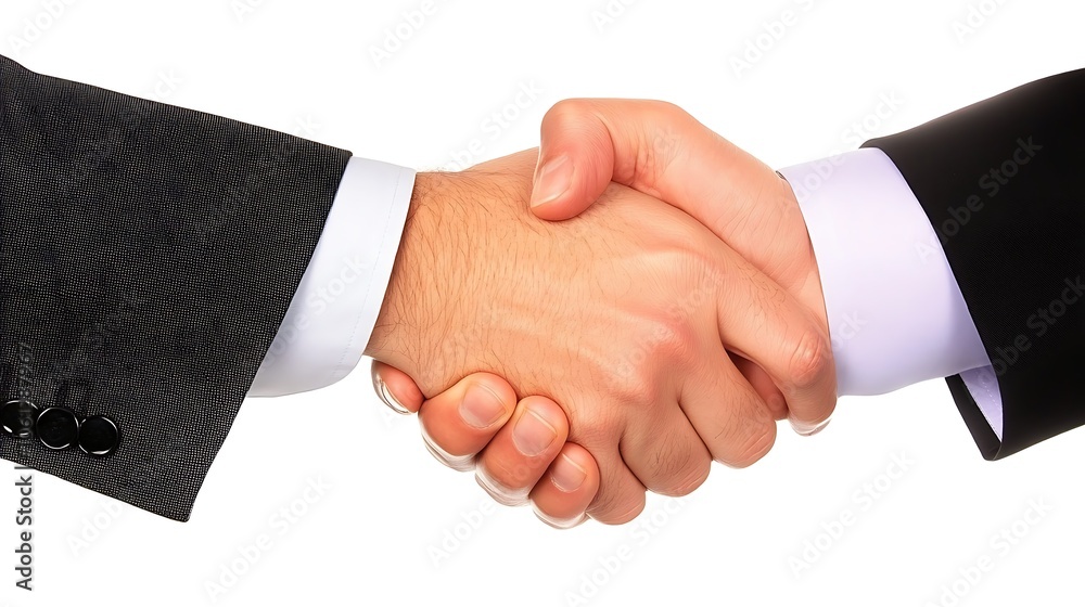 A close up of a handshake between two business people, symbolizing partnership A close up of a handshake between two business people, symbolizing partnership